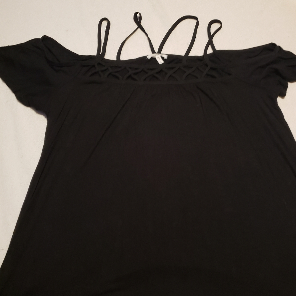 Strappy off shoulder top